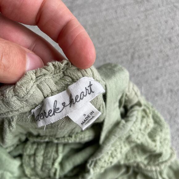 Fairycore babydoll tank light green cottage boho top - Picture 6 of 6